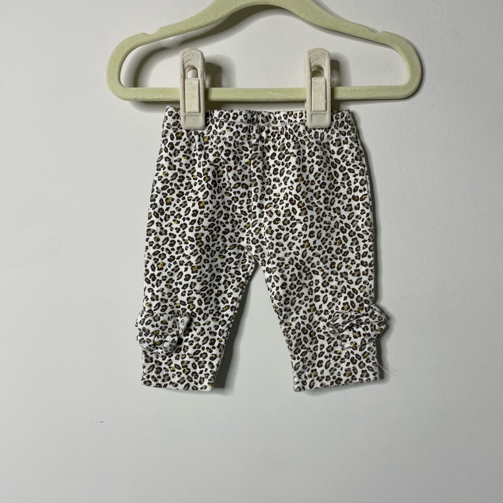 Small Wonders Leopard Print Leggings 0-3 Months